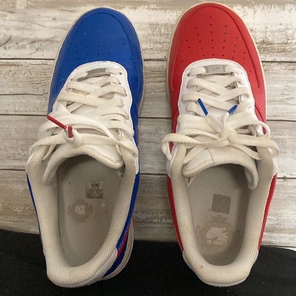 Men's Nike Air Force 1 Low Unlocked By You 

Size 9 Red /Blue /White - Picture 6 of 16